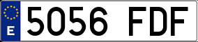 Truck License Plate